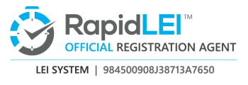 RapidLEI oficialus registracijos agentas - LEI sistemos LEI numeris: 984500908J38713A7650
